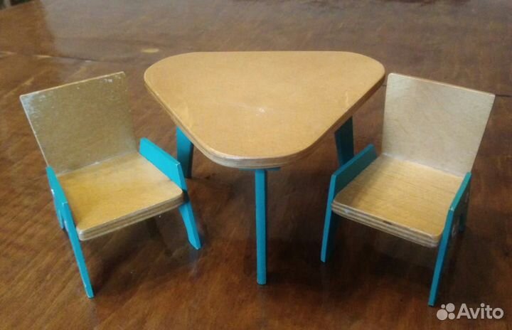 Кукольная мебель и посуда СССР