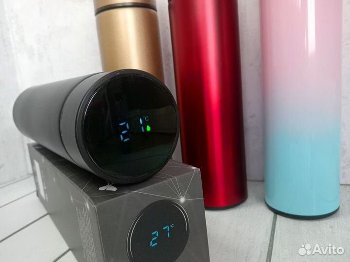 Умный термос с термометром