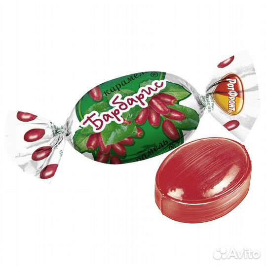 Конфеты карамель барбарис 250г