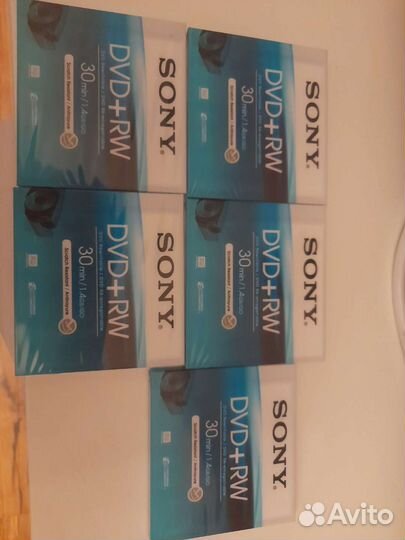 Диск sony dvd +rw 1.4g