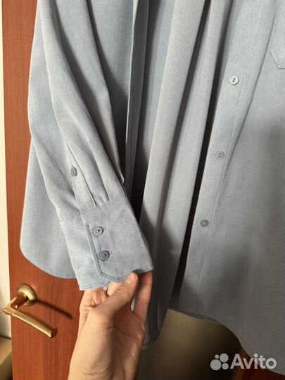 Вельветовая рубашка женская 44 46