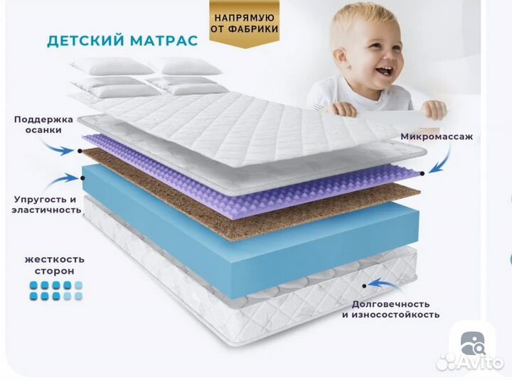 Матрас детский 160 80