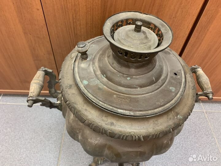 Самовар угольный на дровах груша 8л Пучкова