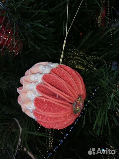 Набор игрушек персиковый