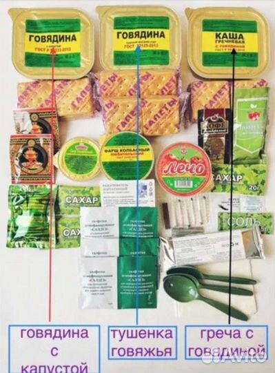 Паек сухой на подарок