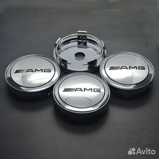 Колпачки на диски, ступицу Mercedes d-60mm 4 шт