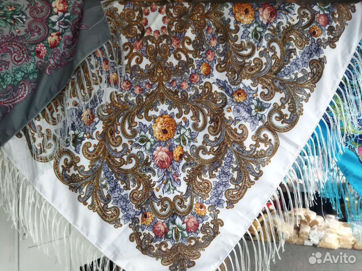 Платок шаль шерсть