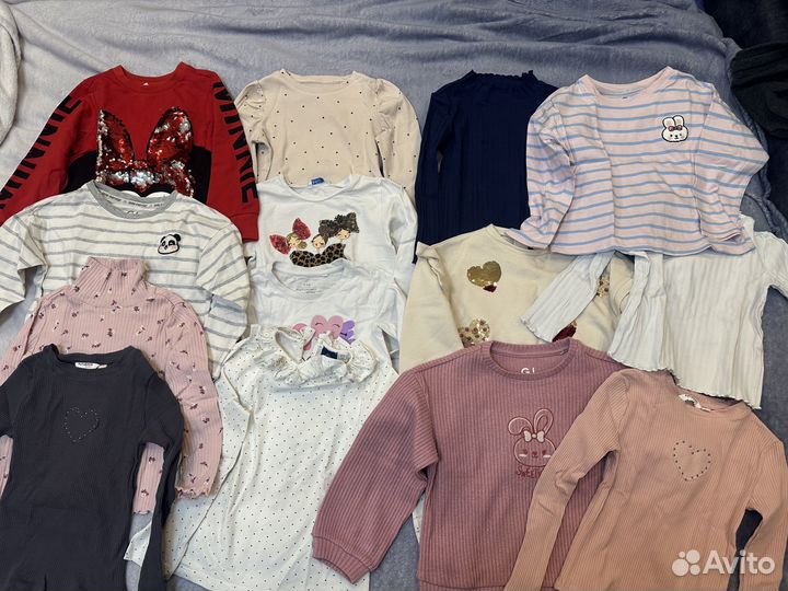 Детские вещи пакетом на девочку 104 110