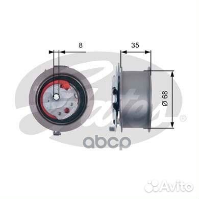 T43181 Натяжитель ремня грм VAG 2.0TDI 03- T431