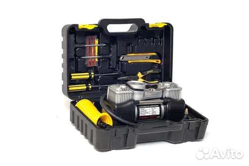 Компрессор 2х поршневой, в кейсе