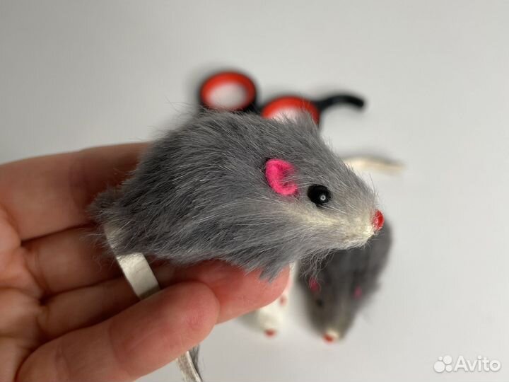 Мышки игрушки для кошек когтерез в подарок новые