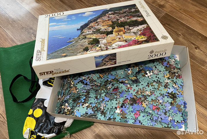 Пазл на 2000 деталей с ковриком
