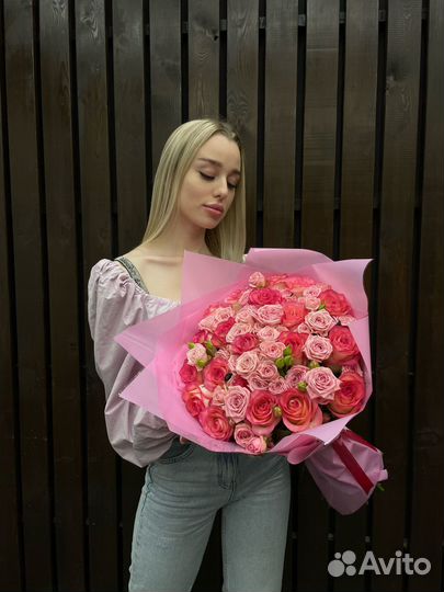 Букет роз с доставкой, цветы