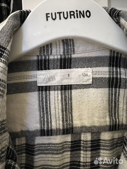 Рубашка zara 134 для мальчика