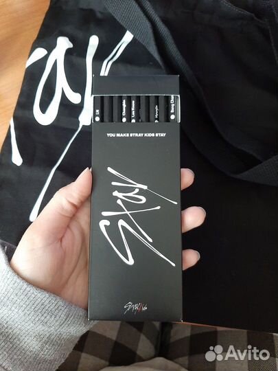 Сумка шоппер и набор карандашей Stray Kids