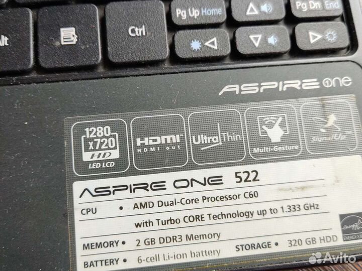 Acer one 522