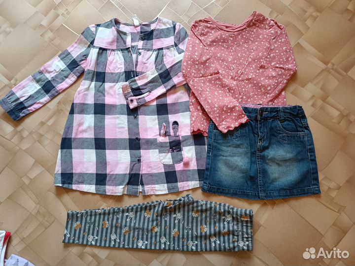 Пакет одежды/вещи для девочки 98-104