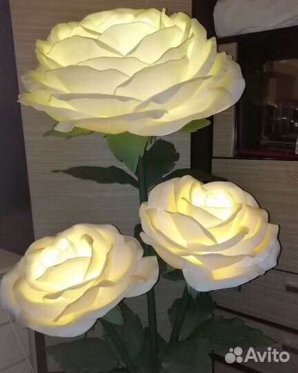 Напольные торшеры, ростовые цветы, настольные, нас