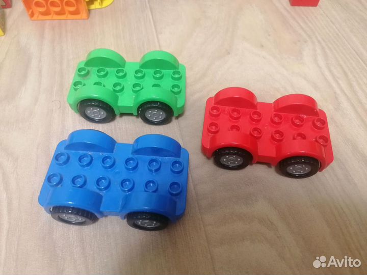 Lego duplo набор Мои первый машинки и кубики