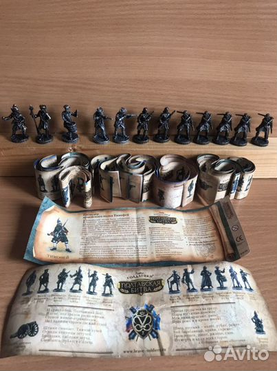 Солдатики Полтавская битва, Жанна, Д’арк, Рим и др