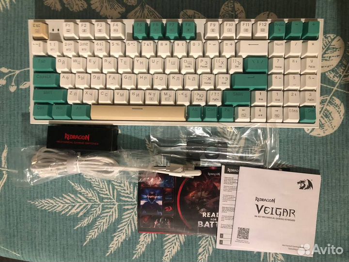 Беспроводная игровая клавиатура Veigar, с дефектом