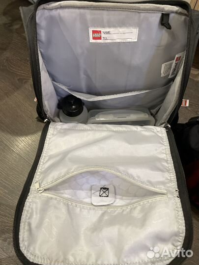 Рюкзак школьный для мальчика lego красный