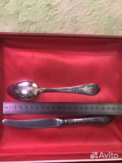 Мельхиоровый набор СССР