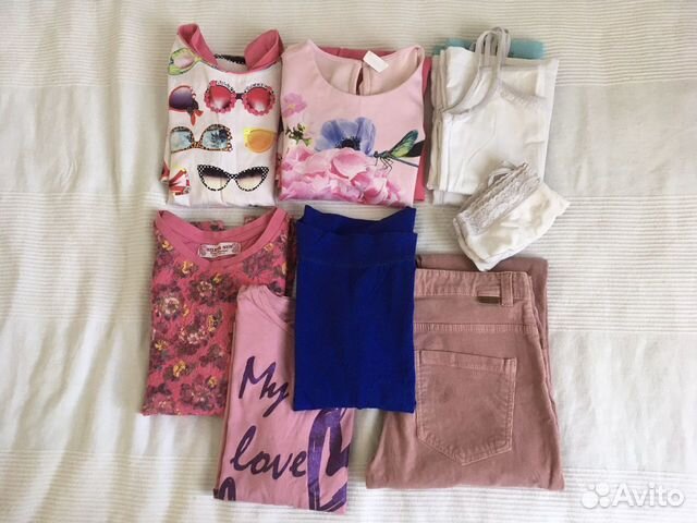 Вещи пакетом. Размер 140-164 (7-9 лет)