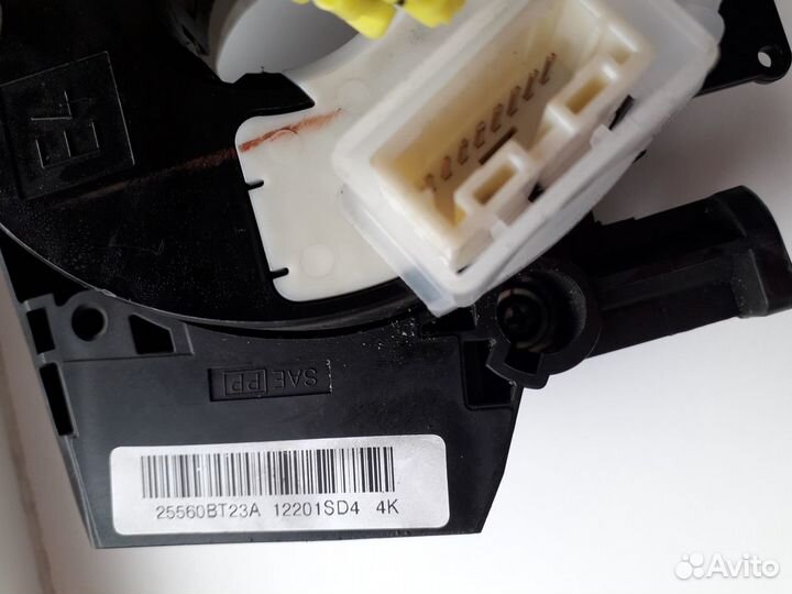 Подрулевой шлейф оригинал для Nissan Qashqai 1