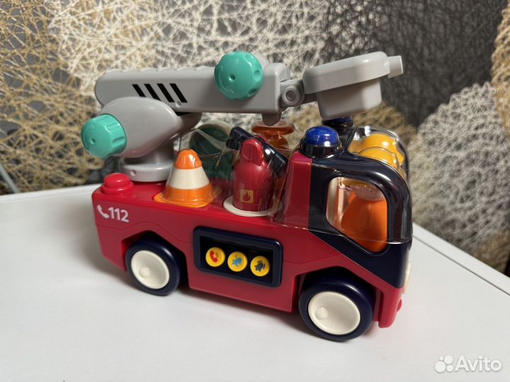 Игрушка Happy baby пожарная машина fire truck red