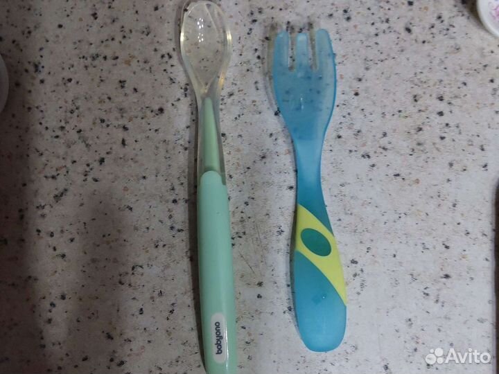 Ложечка, вилочка для малыша