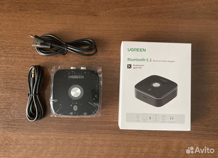 Ugreen Bluetooth 5.1 адаптер с поддержкой aptx hd