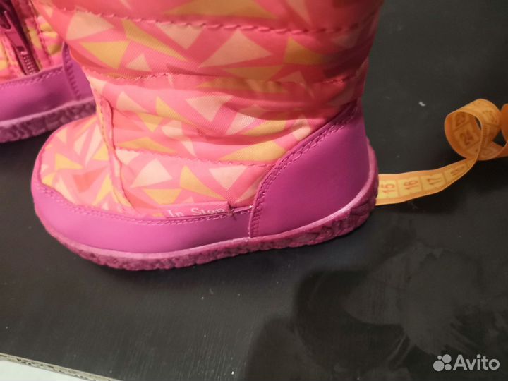 Дутики зимние на девочку 22