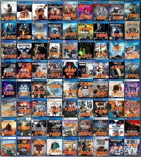Игры для Sony Playstation 4, 5