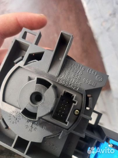 Блок управления светом Volkswagen Touareg