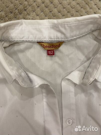 Рубашка белая школьная