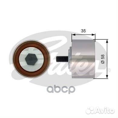 Ролик грм chrysler/dodge/jeep/plymouth/газ 2.4