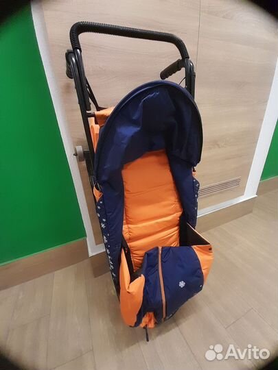 Коляска санки Скользяшки