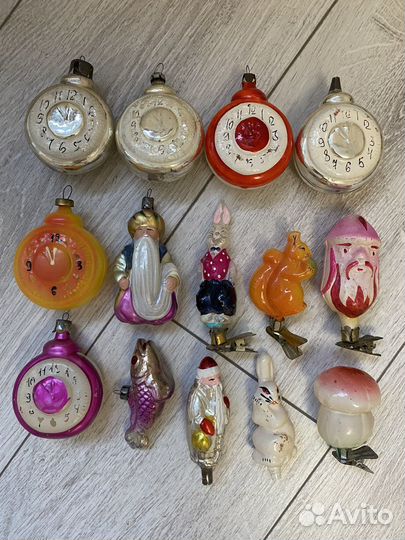 Елочные игрушки СССР