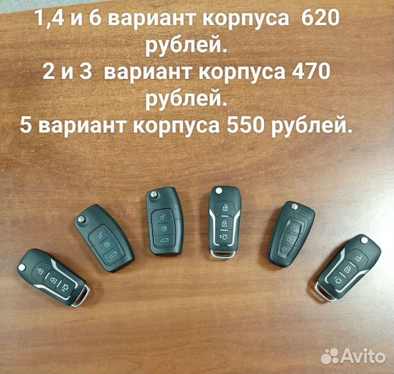 Ключ выкидной Ford focus, С- Мах.Mondeo,Fusion