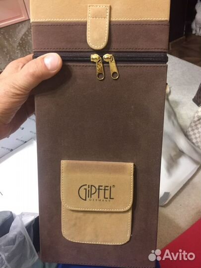 Футляр для переноски двух бутылок плюс штопор спир