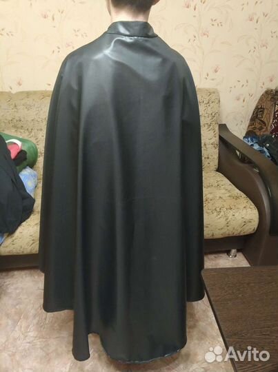 Накидка из ткани под кожу