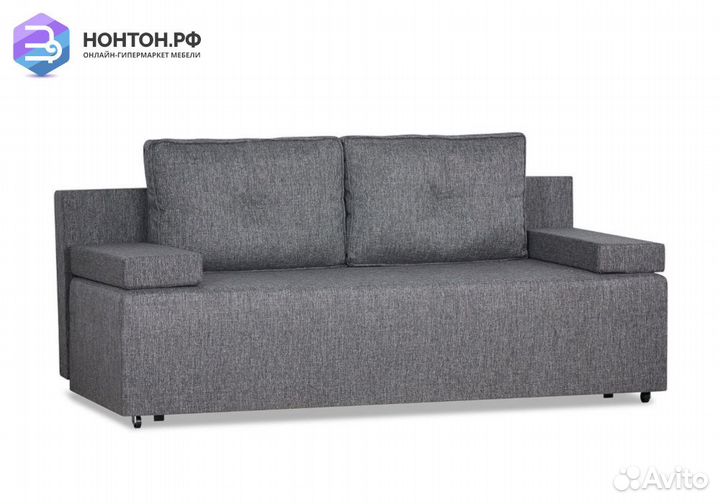 Диван еврокнижка Лиссабон темно-серый