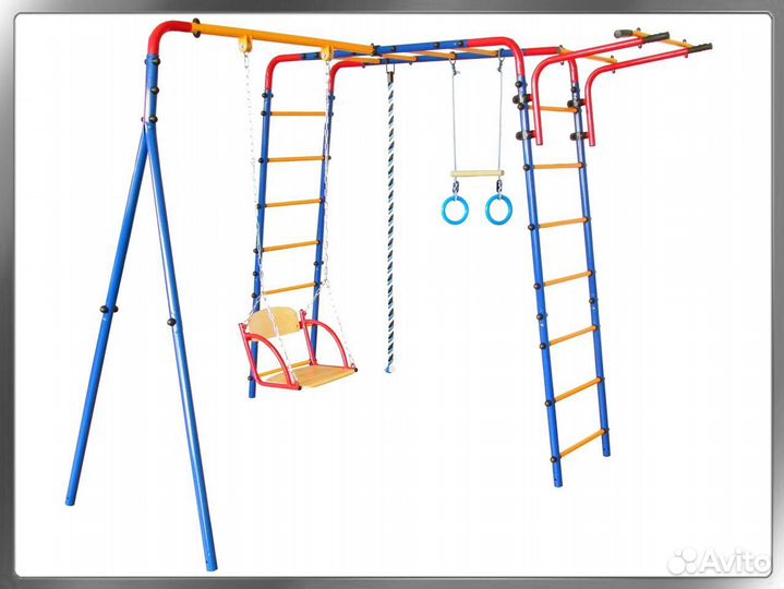 Уличный спортивный комплекс шведская стенка турник