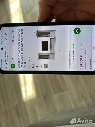 Стенка для гостиной, тумба под тв, шкаф-витрина