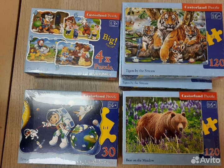 Пазлы Castorland от 3+ до 8+