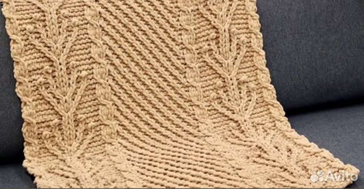 Связать на заказ плед покрывало большой 180х200