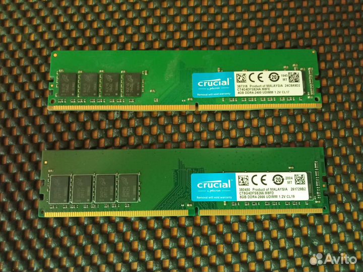 Оперативная память Crucial/Corsair/Patriot