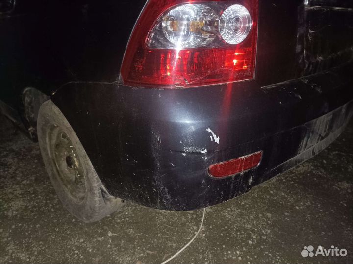 Задний бампер priora 1 хэтчбек