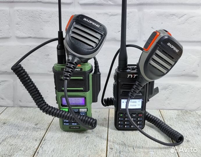 Тангента для рации. Влаг IP54, Baofeng,Kenwood,TYT